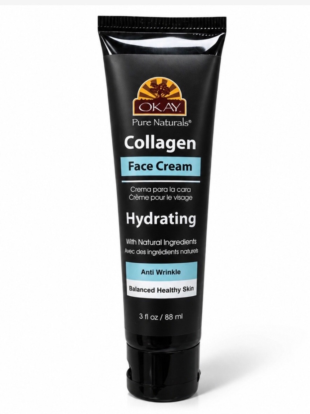OKAY Men’s Collagen Hydrating Face Cream - Size 3oz